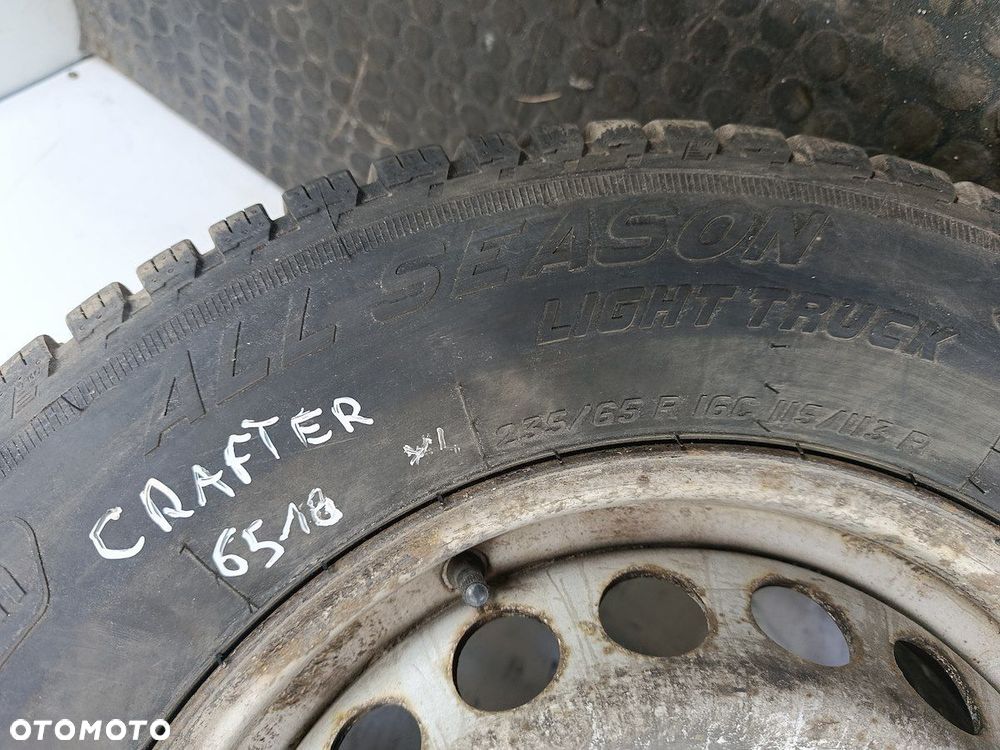 FELGI STALOWE PARA 16 Z OPONAMI VW CRAFTER A0014014802  235/65R16C - 8