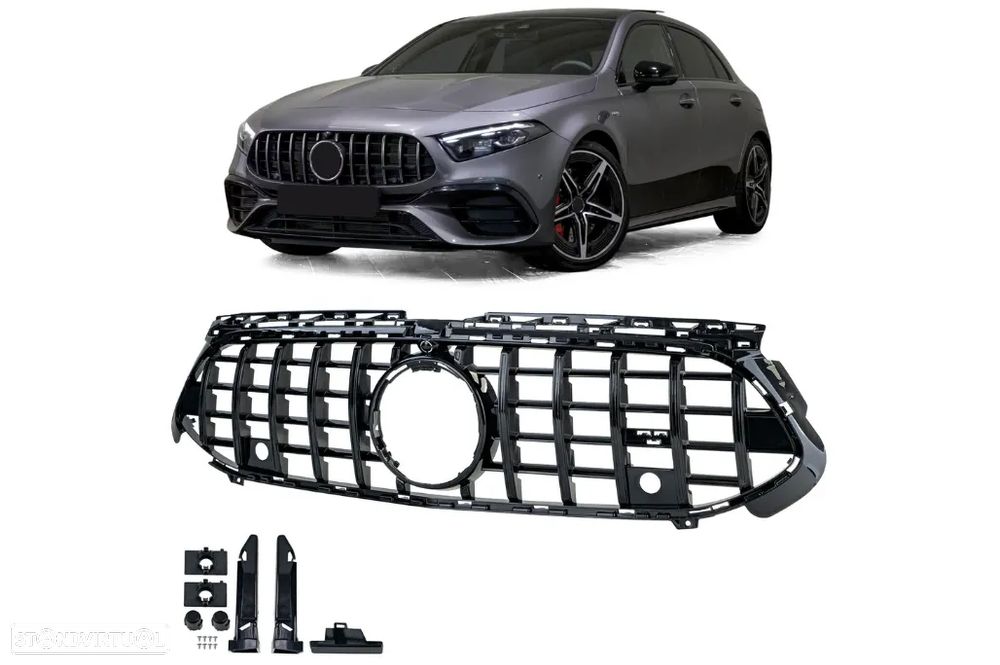 Grelha Mercedes A W177 V177 (2022 em diante) Look GTR