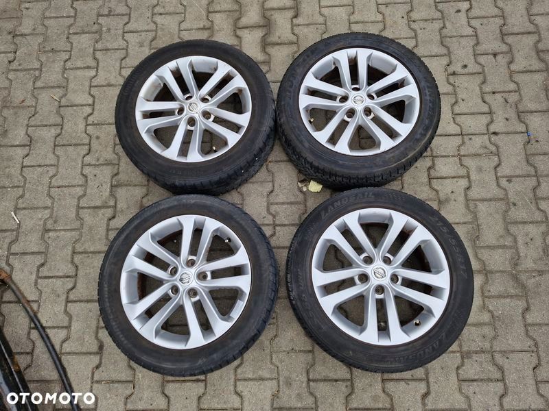 qashqai 2 ii j11 x-trail felgi aluminiowe alufelgi 17 cali 5x114.3 et40 - 1