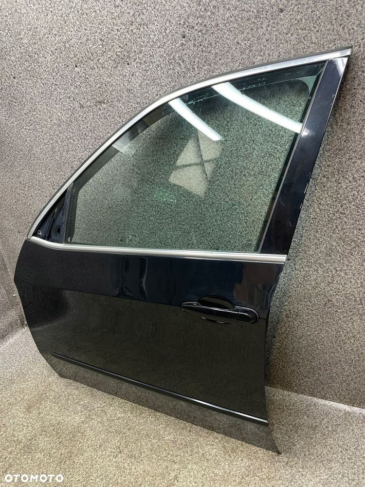 Drzwi lewy przod przednie szyba klamka 475/9 BLACK SAPPHIRE BMW X5 E70 - 4