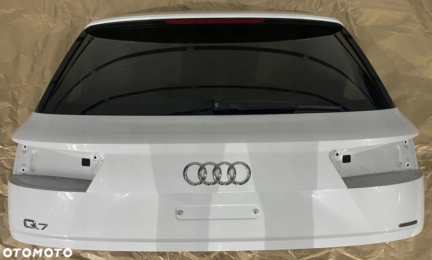 Audi Q7 4M klapa tył tylna biała - 1