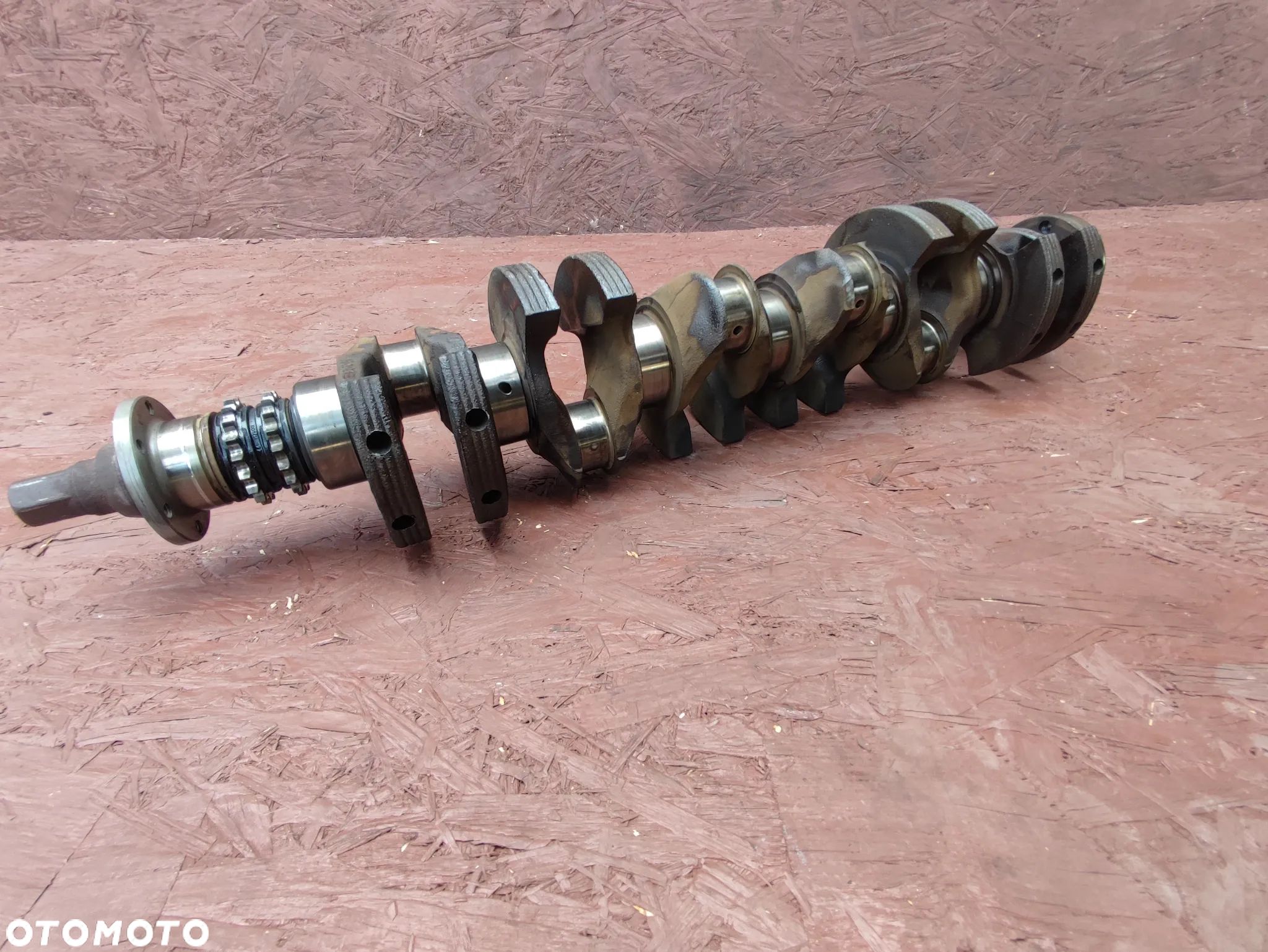 BMW E36 / E34 / E39 / Z3 ORYGINALNY WAŁ KORBOWY DO SILNIKÓW GAMY M52B25 1X VANOS / M50B25 O NR. 11 21 1 705 847 / 11 21 1 432 275 OEM W BARDZO DOBRYM STANIE - 1