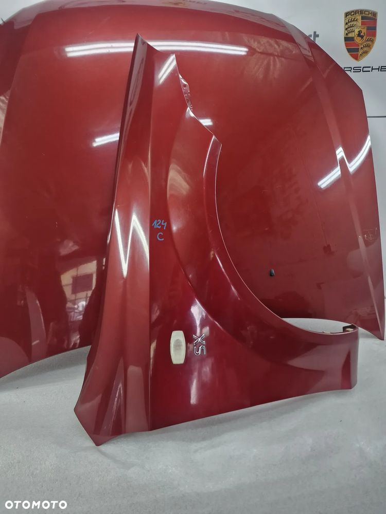 DAEWOO LACETTI 02- LEWY / PRAWY BŁOTNIK , KOLOR BORDO METALIK , NR AUKCJI NM124 - 20