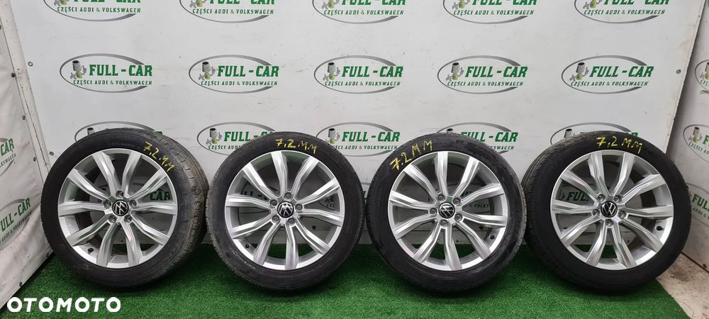 VW T-Roc 215/50/R18  FELGI KOŁA ALUFELGI  2GA601025D (L, AB) 7Jx18 ET45 5x112 2020r - 1