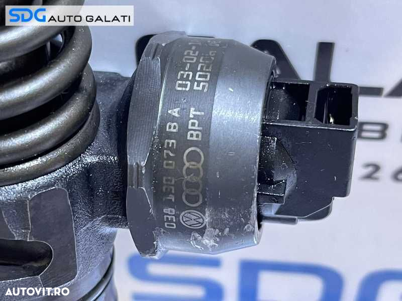 Injector Injectoare Pompa Pompe Diuza Seat Alhambra 1.9 TDI 131 CP ASZ 2001 - 2010 Cod 038130073BA 0414720216 Verificat pe Banc - 4