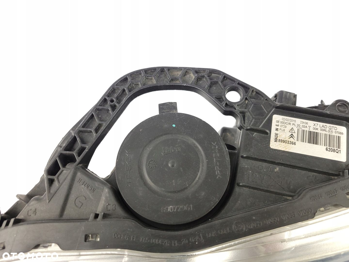 CITROEN C5 III X7 LAMPA PRZÓD LEWA SKRĘTNA BI-XENON 9689037880 EUROPA 08-10 - 7