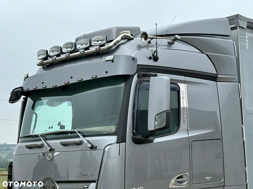 Mercedes-Benz ACTROS 1840 / FIRANKA / 20 EUROPALET / EURO 6 / JEDYNY TAKI / GRIZZLY / SUPER STAN / SERWISOWANY / 2015 ROK / SYPIALKA - 11