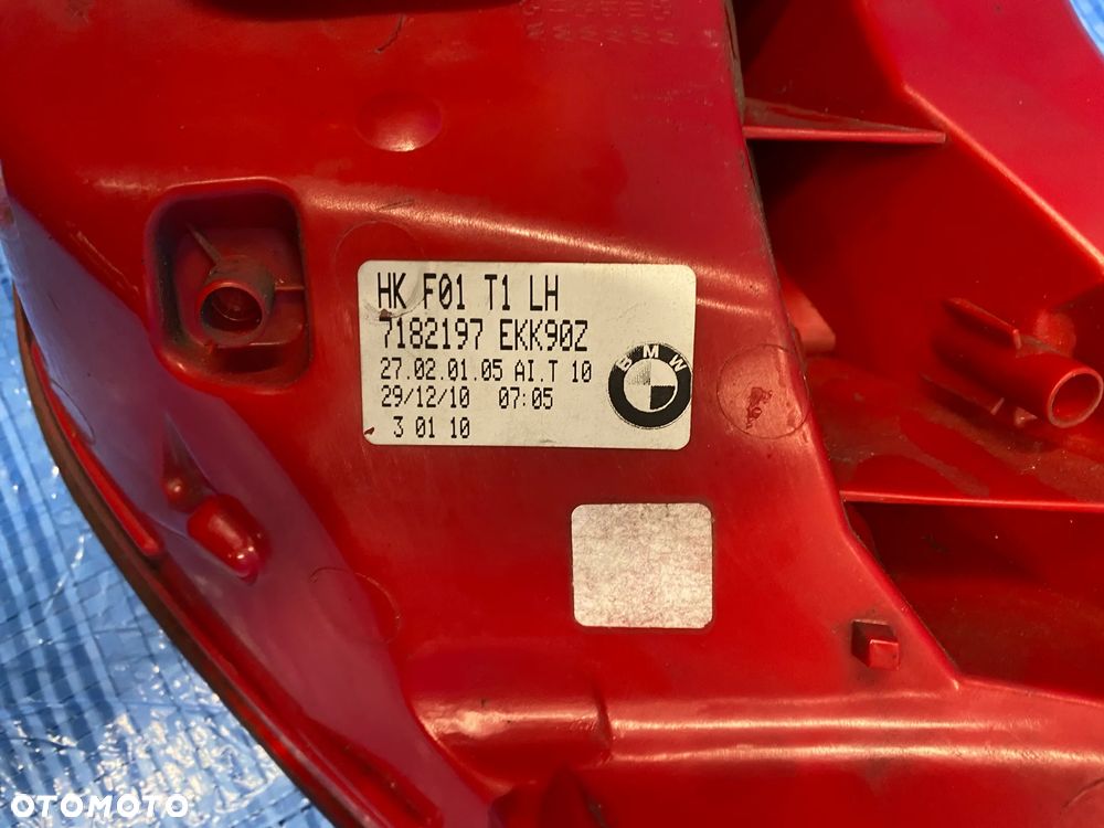 LAMPA TYŁ TYLNA W BŁOTNIK LEWA PRAWA  LEWY PRAWY BMW F01 F02 F04 7182197 7182198 EUROPA  ORYGINAŁ - 9