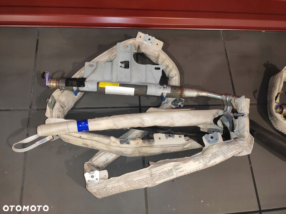 AUDI Q7 4L LIFT KURTYNA LEWA PRAWA POWIETRZNA AIRBAG SPRAWNA ORYGINAŁ - 2