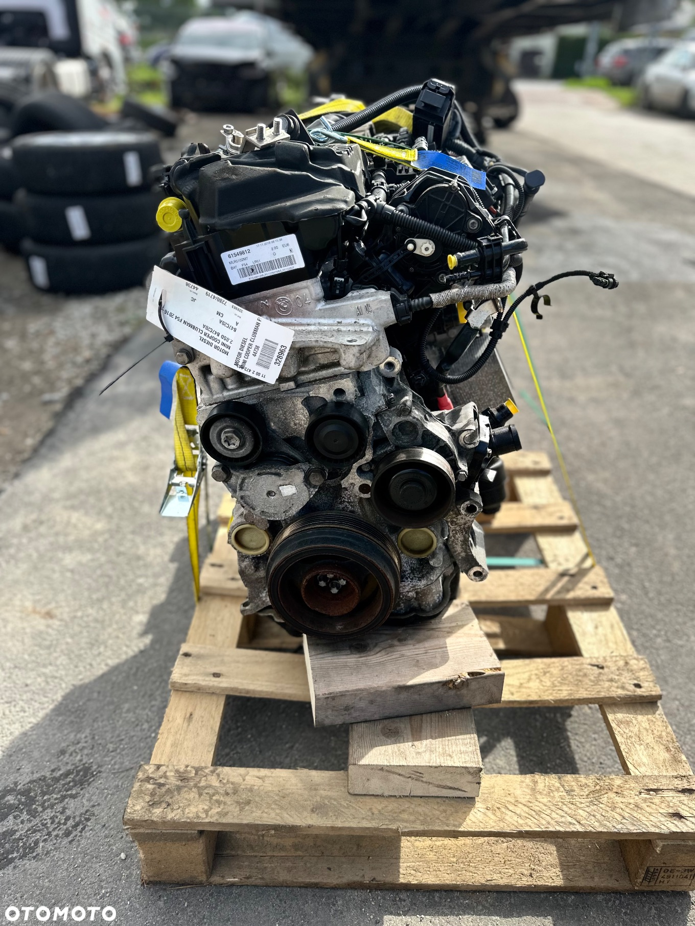 KOMPLETNY SILNIK MINI 2.0 SD B47C20A 30 000KM. - 3