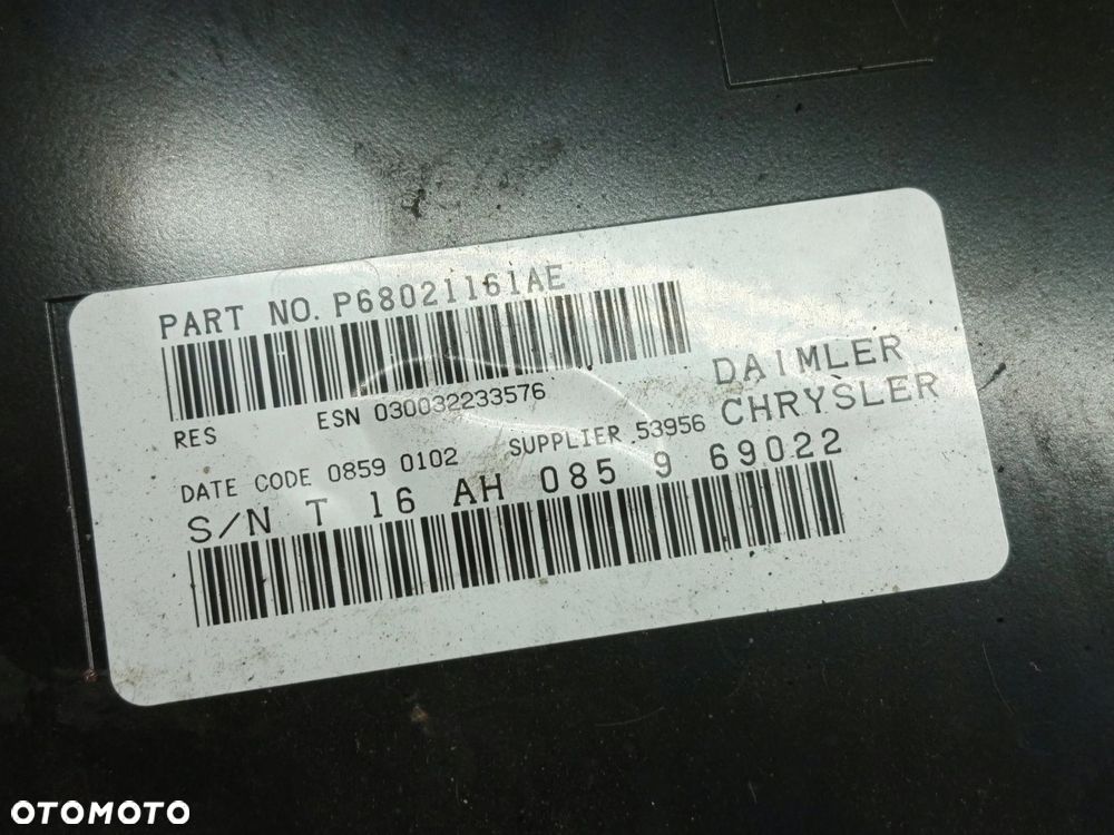 RADIO RADIOTWARZACZ AUX CD DODGE CHALLENGER 08-14 68021161AE - 6