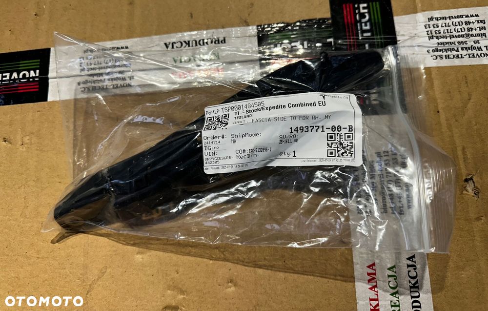 mocowanie błotnika do tesla model y 2020-2024 1493771-00-b prawa - 3