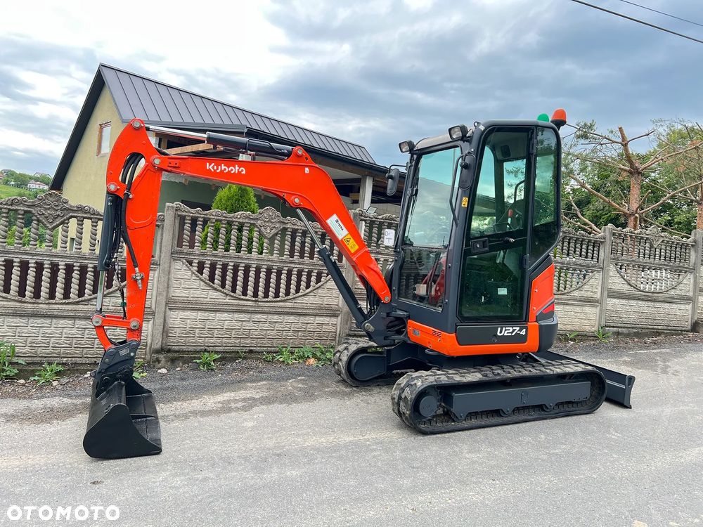 Kubota U27-4 * MiniKoparka Kubota U27 * Zerowy Obrys * 3 Tony * Stan Bardzo Dobry * - 2