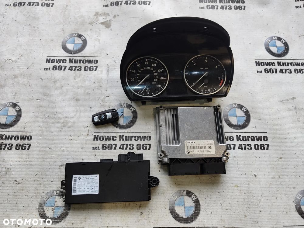 BMW E87 E90 LCI 2.0d N47D20 177KM Sterownik silnika zestaw startowy 8506438 - 1