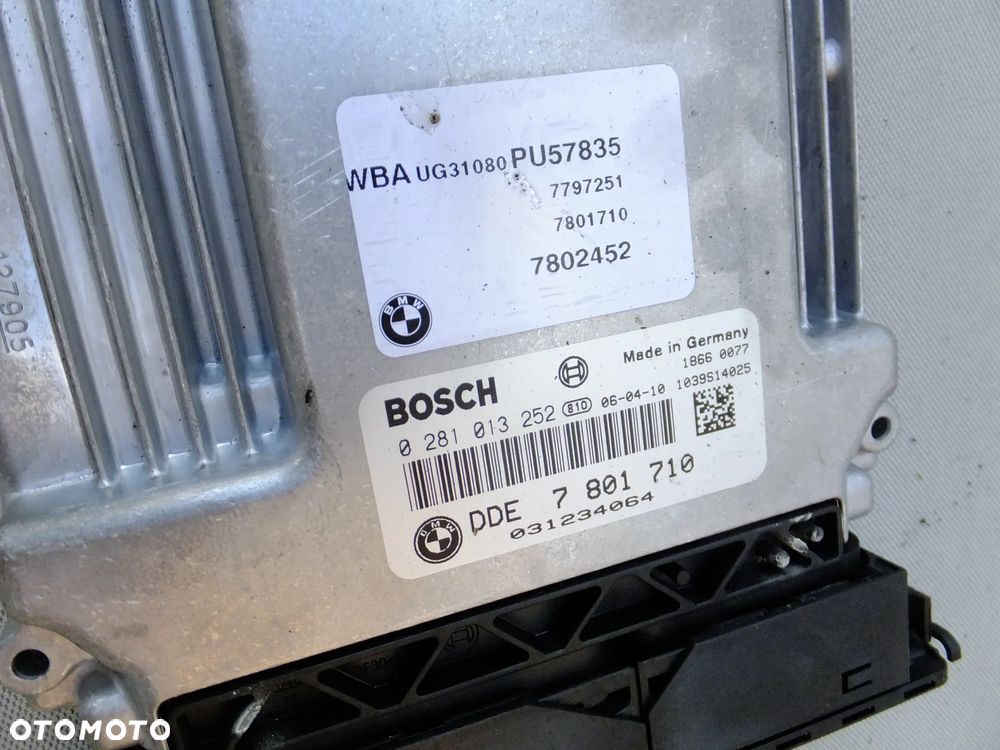sterownik silnika bmw e87 2,0 d 7801710 0281013252 - 2
