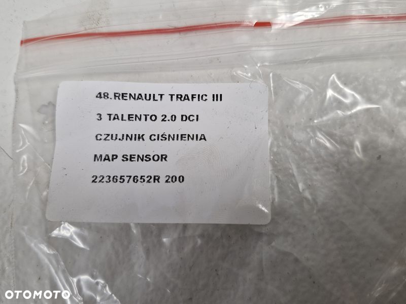 TRAFIC 3 III VIVARO B TALENTO II 2.0 DCI CZUJNIK CIŚNIENIA MAP SENSOR 223657652R - 7