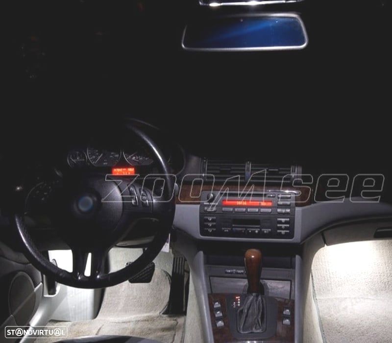 KIT COMPLETO 11 LAMPADAS LED INTERIOR PARA BMW E46 CONVERTIBLE 318CI 320CD 320CI 325CI 323CI 330CI 3 - 3
