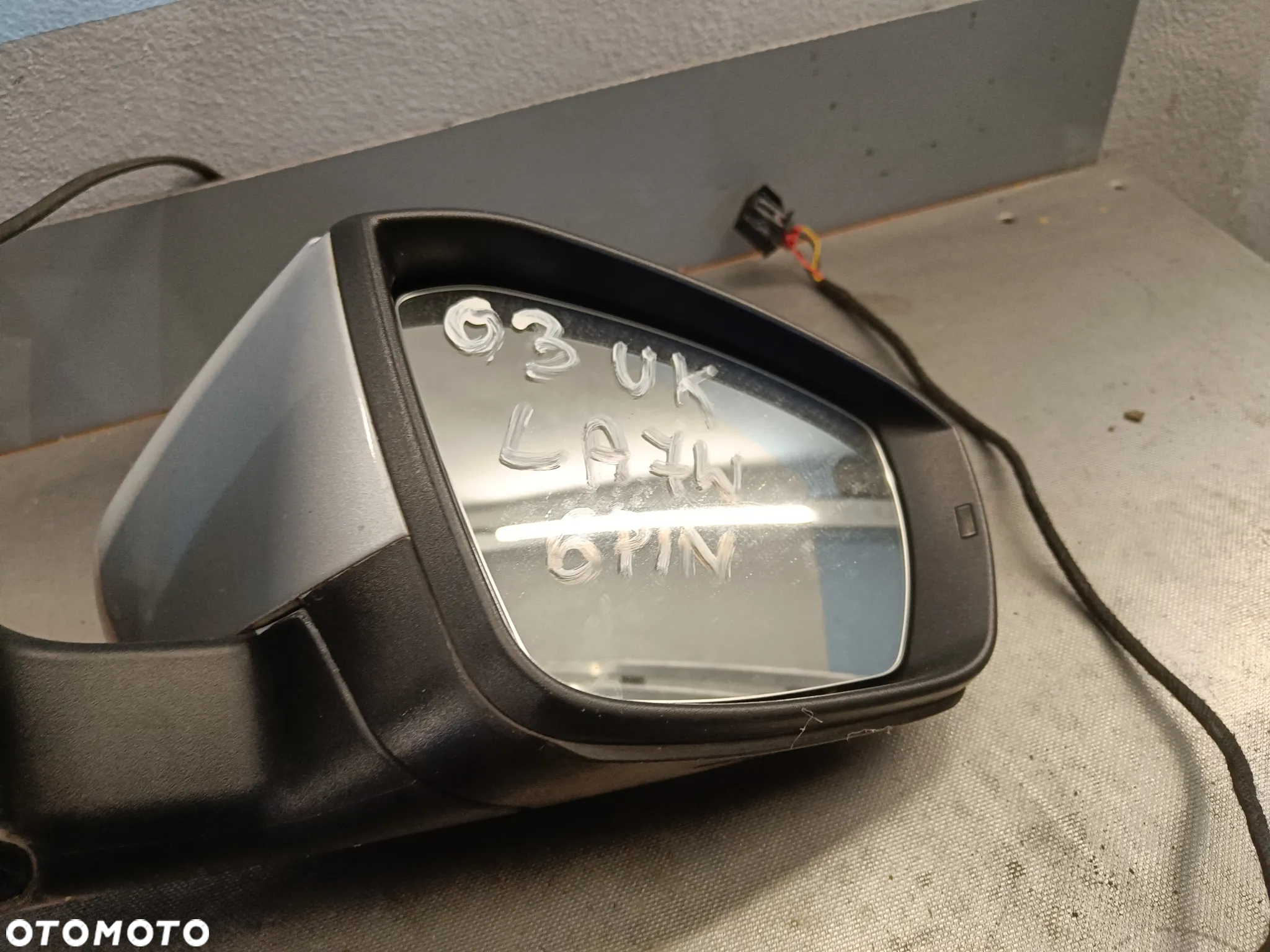 Lusterko Prawe Skoda Octavia 3 III LA7W 6 PIN - 10