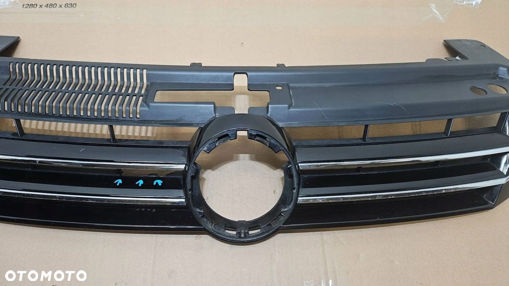 GRILL ATRAPA CHŁODNICY PRZÓD PRZEDNI VW SHARAN II 7NO 7N0853653B - 5