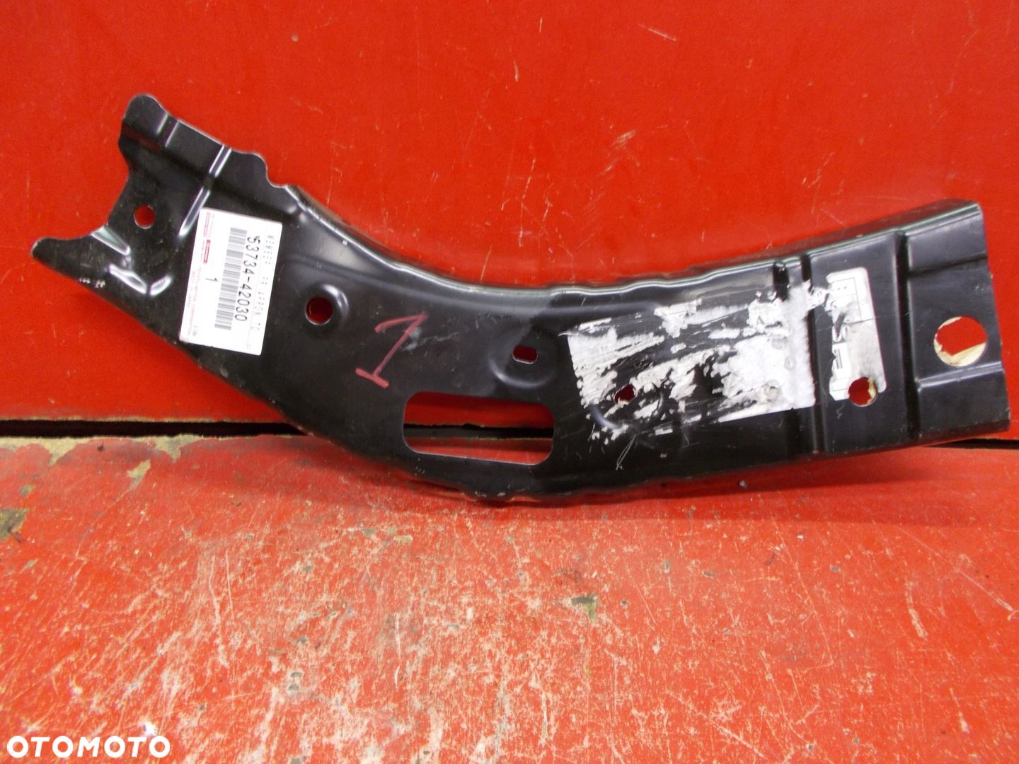 TOYOTA RAV4 V RAV-4 5 18-25 FARTUCH BŁOTNIKA LEWY PRZÓD 53734-42030 NOWY - 1