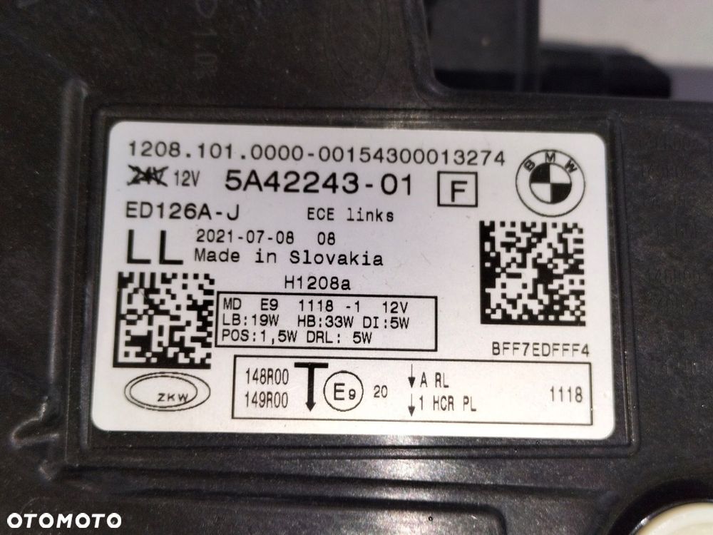 Lampa przednia lewa BMW 2 U06 ACTIVE TOURER 21- - 6