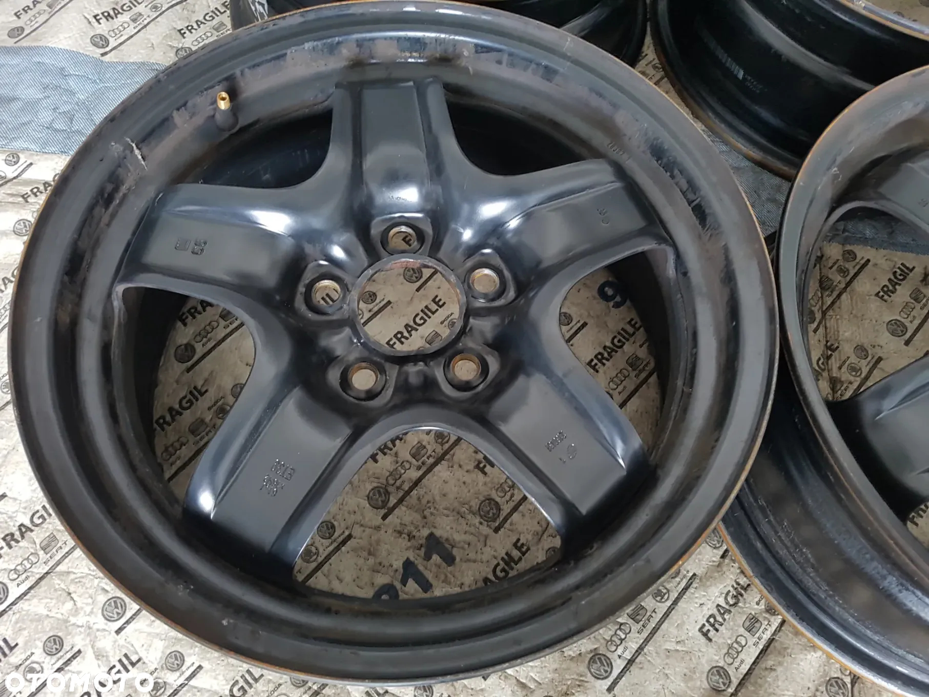 FELGI STALOWE STRUKTURALNE KOŁPAKI OPEL  5x110 6,5JX16 ET39 ASTRA H MERIWA B ZAFIRA B VECTRA C - 11