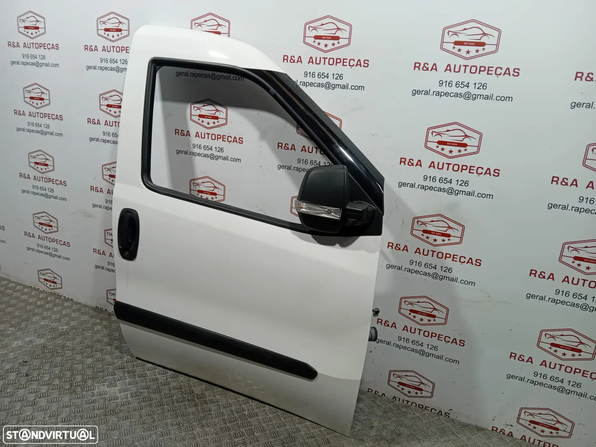 Porta Frente Direita Fiat Doblo 2 II ou Opel Combo B Original - 4