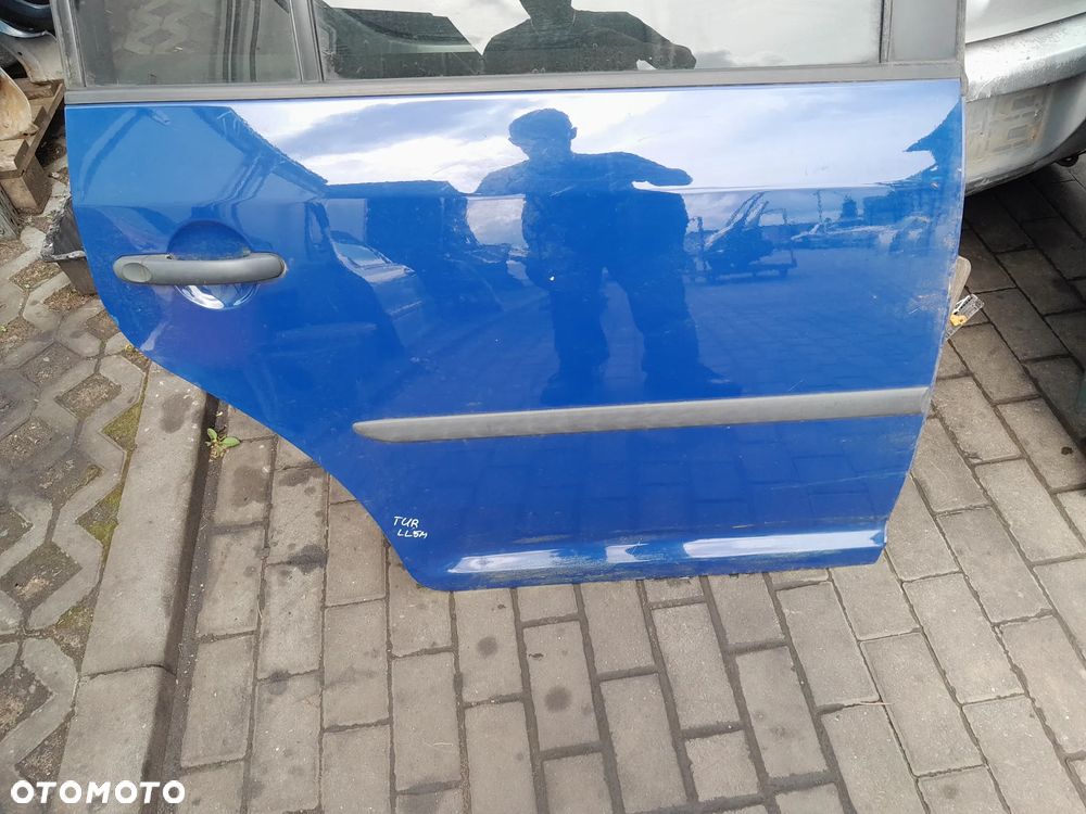 VW TOURAN DRZWI PRAWE TYLNE PRAWY TYŁ KOLOR: LL5M - 1