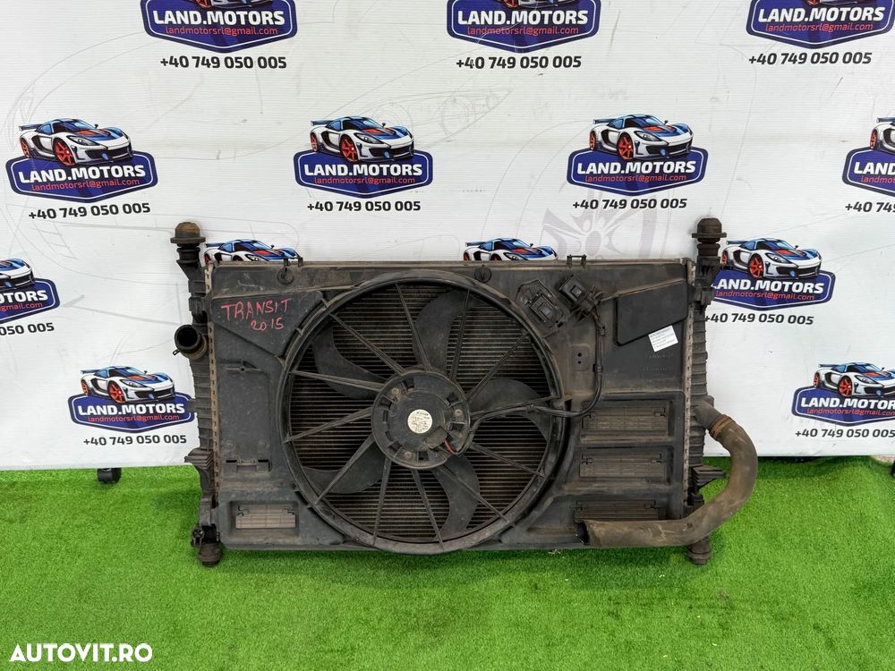 RADIATOR AC / ELECTROVENTILATOR FORD TRANSIT CUSTOM 2.2 DIESEL 2015 COD OEM BK21-8C607-B BK218005CC 0130308504 2013-2018 - 1