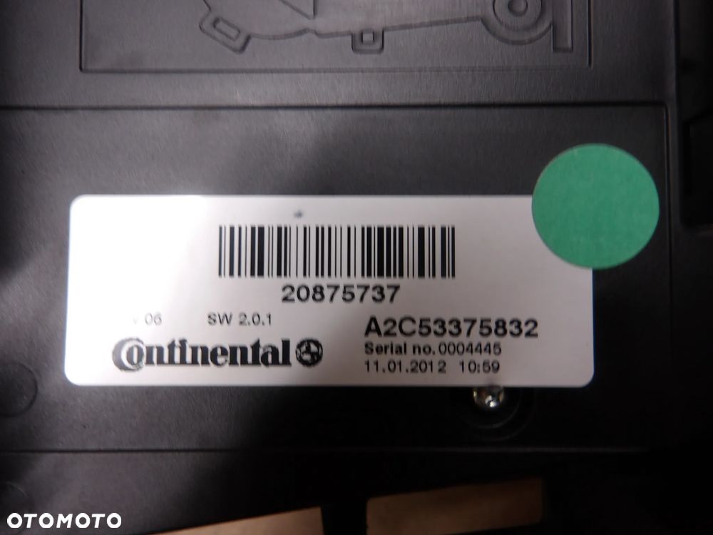 OPEL ZAFIRA C 12-16 2.0D PANEL STEROWNIK RADIA 20875737 - 5