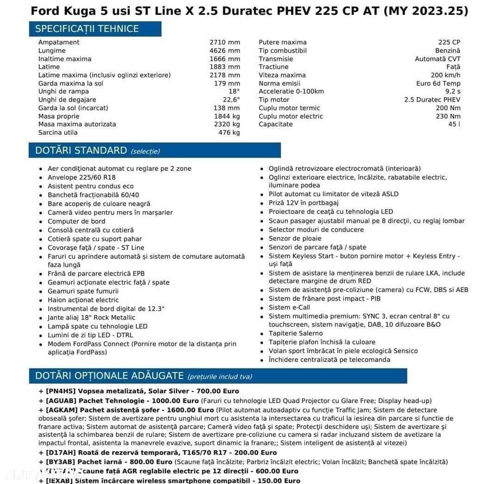 Ford Kuga 2.5 Duratec PHEV ST Line X - 5