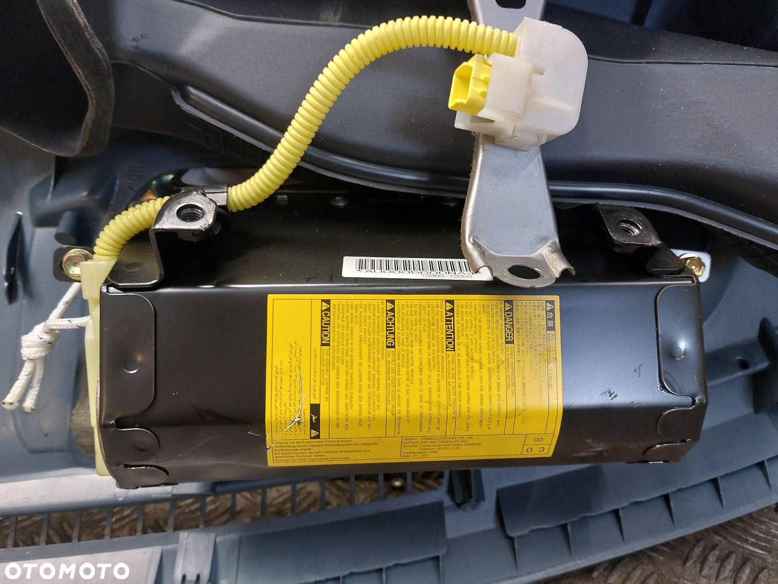 ZESTAW AIRBAG POSTRZAŁOWY KOKPIT TOYOTA COROLLA E11 LIFT 5D HB EU - 9