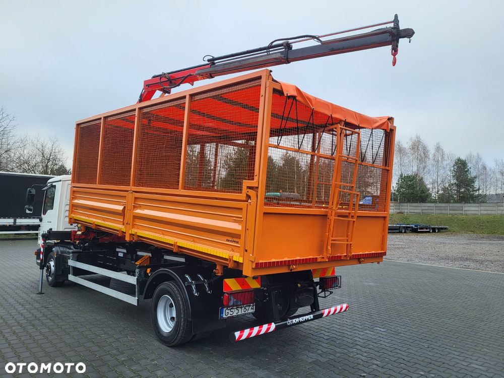 MAN TGL 12.180 Wywrotka 3 Stronna + HDS Komunalny Krajowy - 8