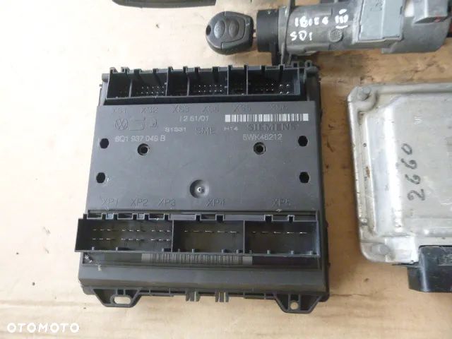 ZESTAW STARTOWY KOMPUTER STACYJKA IMMOBILIZER LICZNIK SEAT IBIZA III CORDOBA II 1.9 SDI 038906012EM - 21