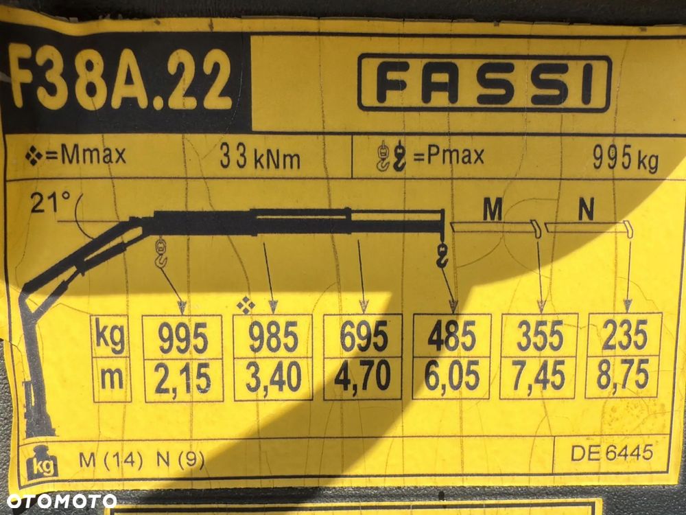 Iveco Daily 65C14 * Skrzynia 3,60 + FASSI F38 A.22 - 13