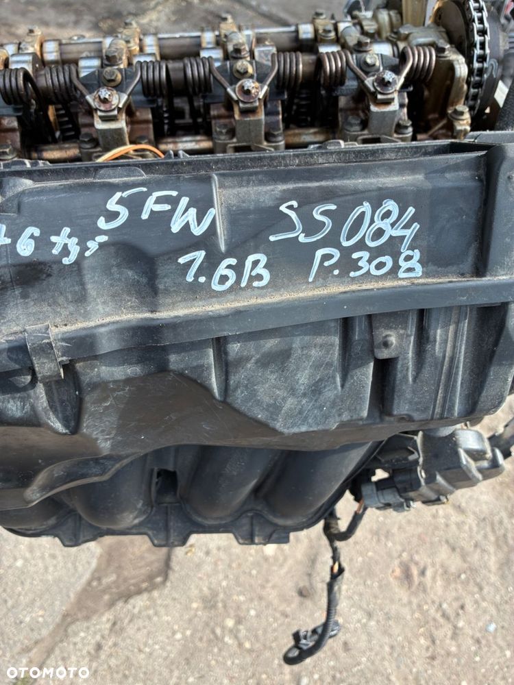 PEUGEOT 1.6B 5FW  PRZEBIEG SILNIK 176TYŚ PRZEBIEGU USZKODZONA GŁOWICA - 3