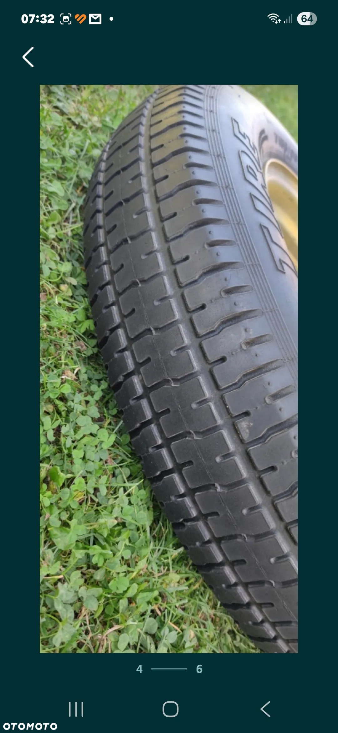 Koło dojazdowe zapas honda crv 5x114,3. T155/90D17 - 6