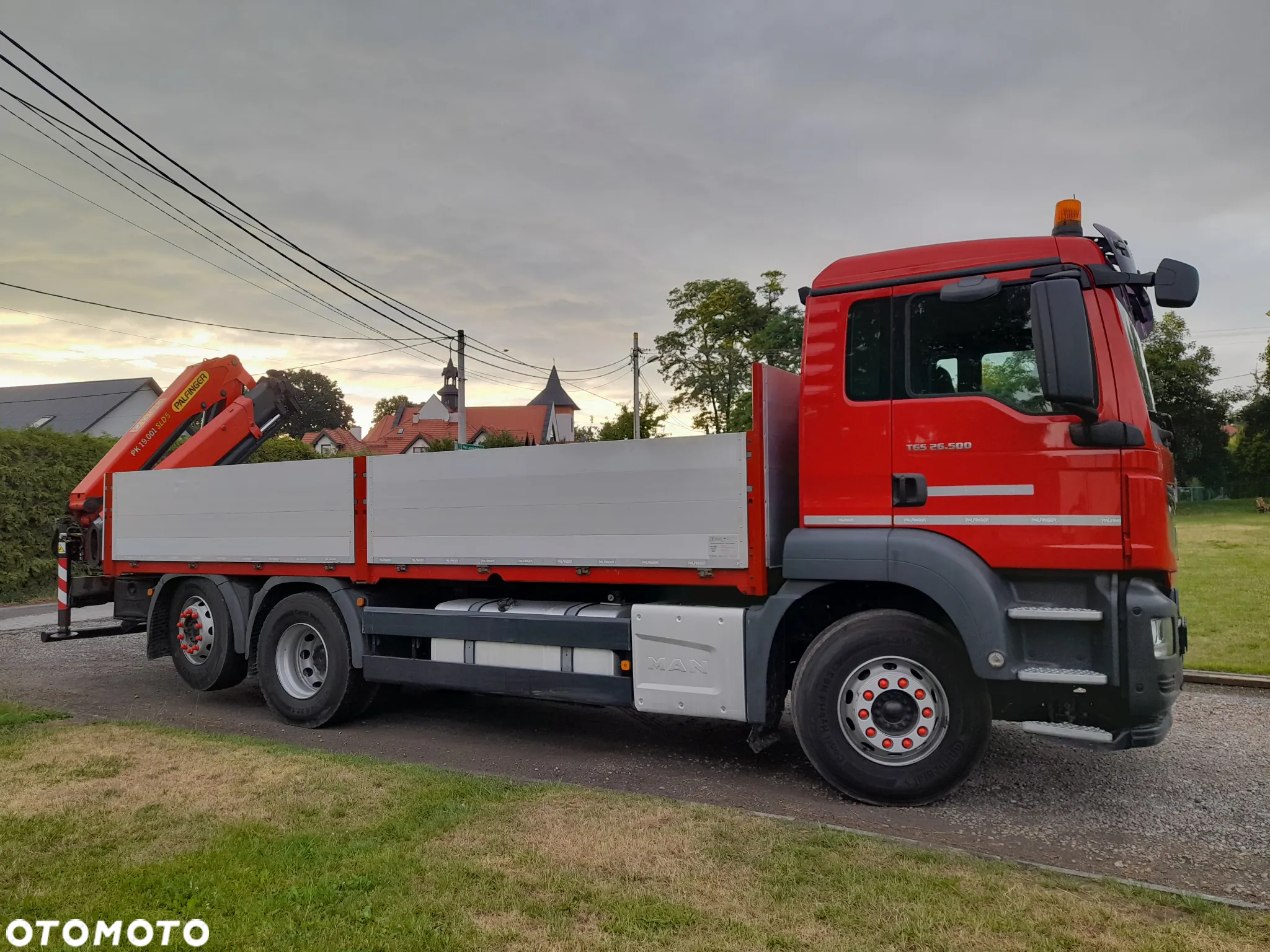 MAN 26-500  6x2 HDS dźwig żuraw PALFINGER składany w ''Z'' Manualna skrzynia biegów !!! OŚ SKRĘTNA PODNOSZONA - Niski przebieg-- - 8
