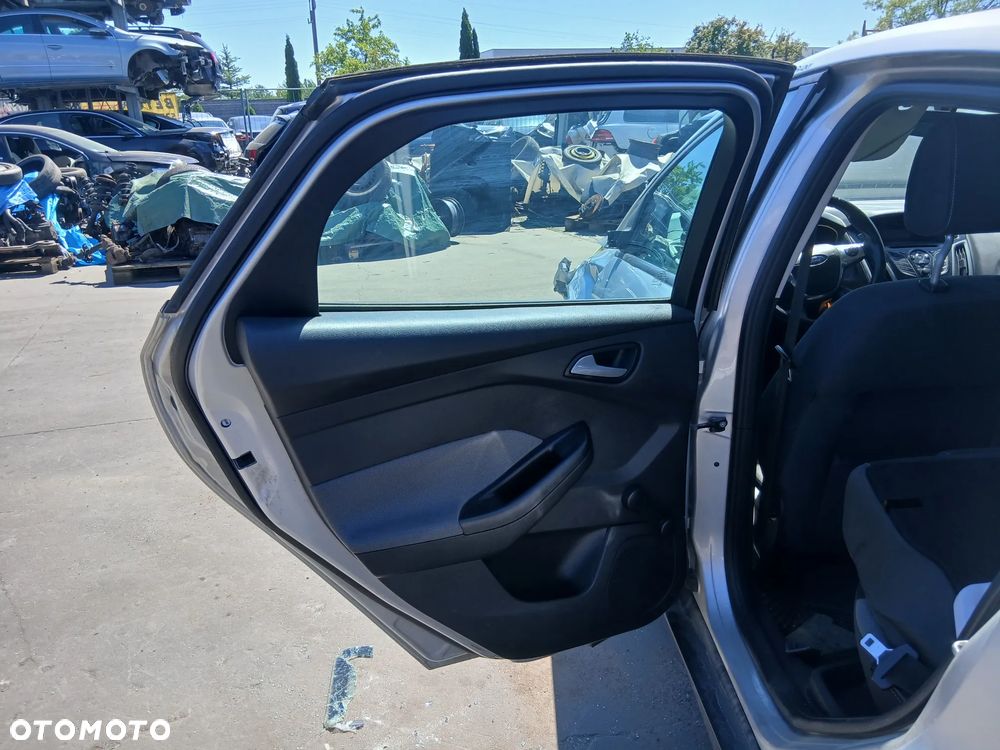 Ford Focus Mk3 Drzwi Tył Tylne Lewe Kolor 0B OB Srebrny - 4