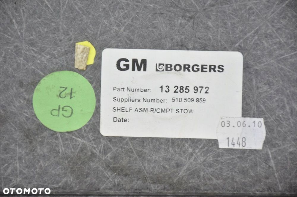 podłoga * wykładzina bagażnika opel meriva b ii - 3