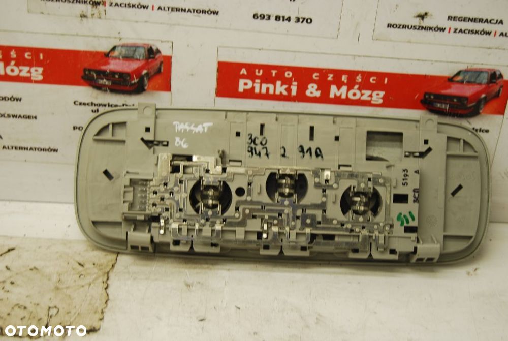 LAMPKA OŚWIETLENIA KABINY 3C0947291C VW PASSAT B6 KOMBI 3C0947291A 3C0947291D - 2