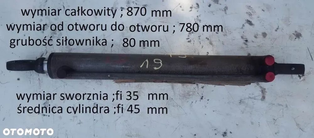 SIŁOWNIK HYDRAULICZNY STABILIZATOR HDS KIPER WYWROT IVECO DAILY - 14