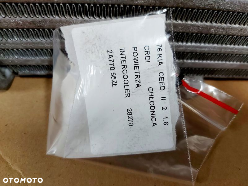 KIA CEED II 2 1.6 CRDI CHŁODNICA POWIETRZA INTERCOOLER 28270- 2A770 - 6