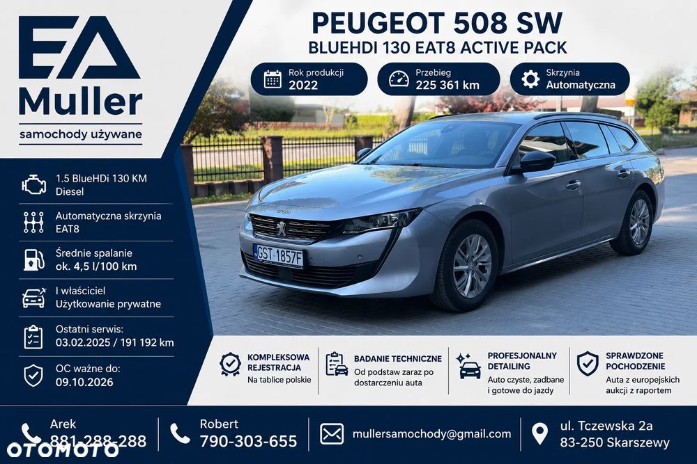 Peugeot 508 BlueHDi 130 EAT8 Active Pack - 1