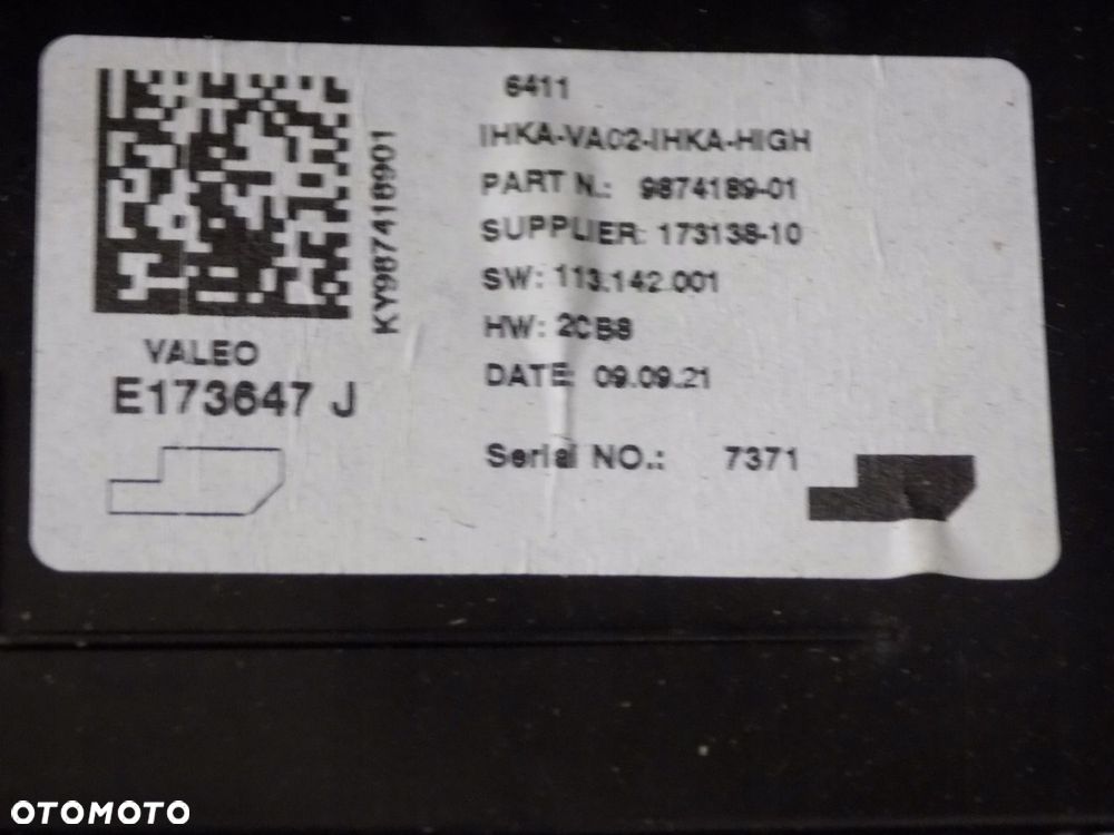 MINI F54 NAGRZEWNICA 5A21BD6 - 5