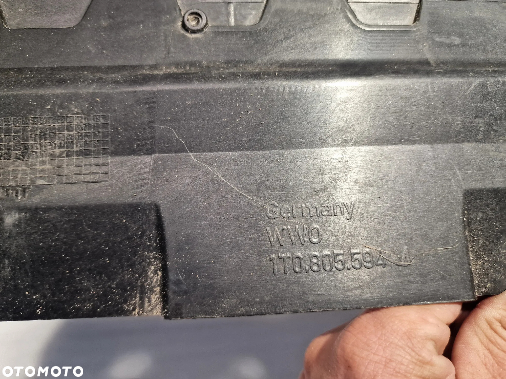 VW CADDY / TOURAN 1T0 10-15 WZMOCNIENIE CZOŁOWE / PAS PRZEDNI , NR 1T0805594M / 1T0805588AC , 1T0805594P / 1T0805588AF , NR AUKCJI WZM544 - 10