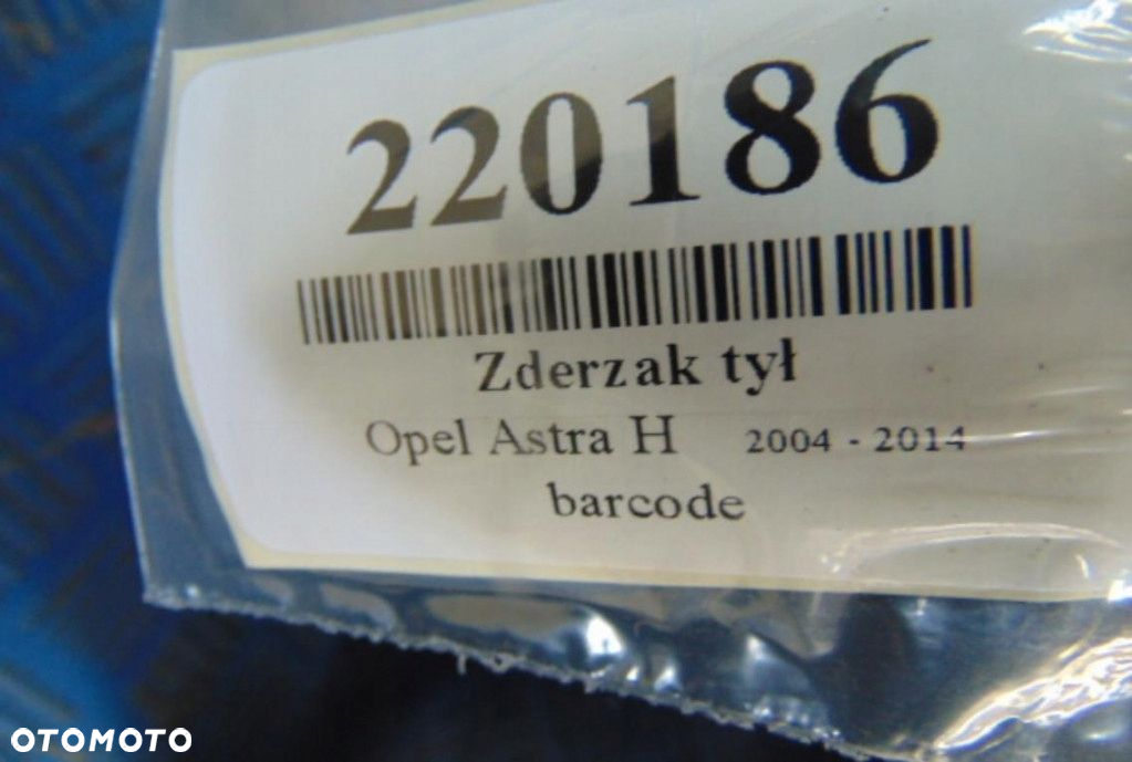 OPEL ASTRA H ZDERZAK TYŁ STAN WIDOCZNY NA ZDJĘCIU - 7