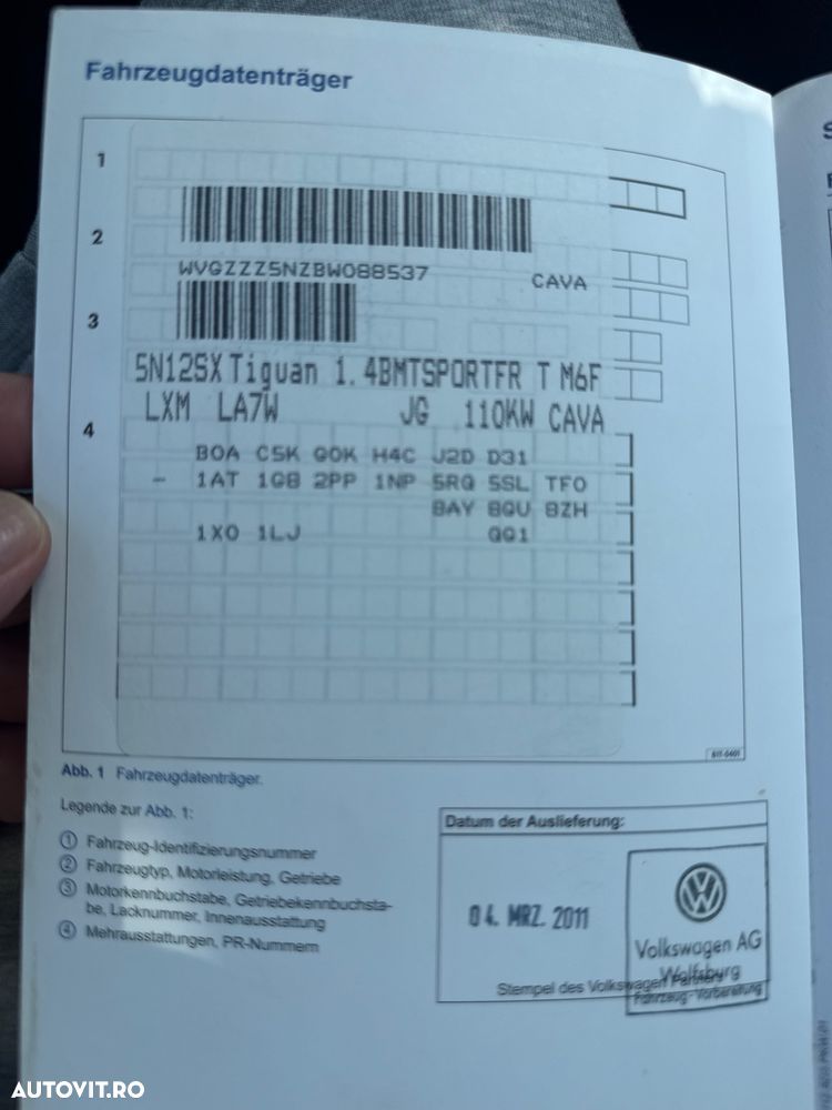 VOLKSWAGEN Tiguan 2011 — imagine 18