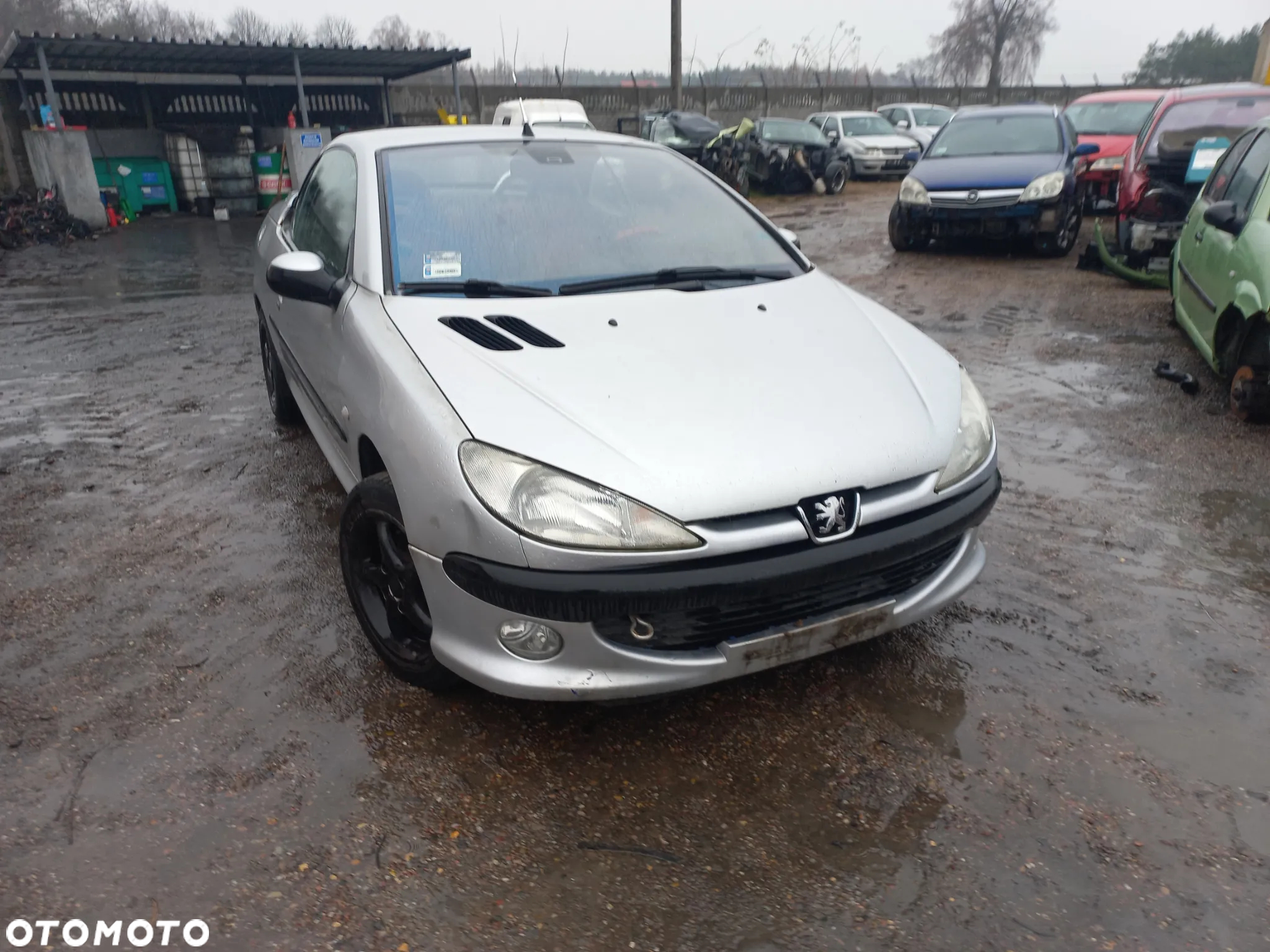 Peugeot 206CC 2.0 benzyna 02r EZR wszystkie części maska zderzak drzwi - 3