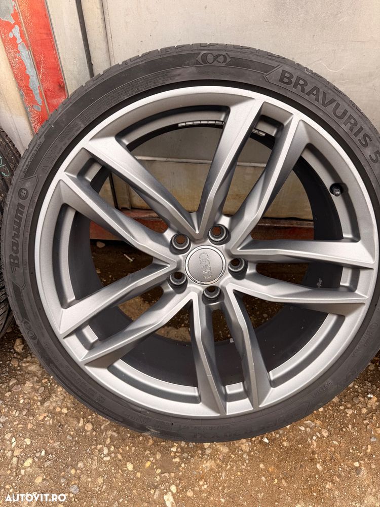 Jante aliaj AUDI A6 C7 cu cauciucuri vara 255/35R20 cod 4G9601025M - 4